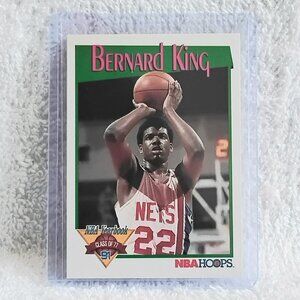 5/$20 Mint 1991 NBA Hoops Bernard King Yearbook Class of '78 NBA Card 322!!